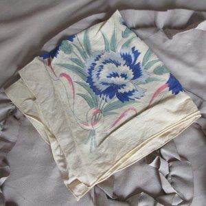 vintage printed cotton handkerchief